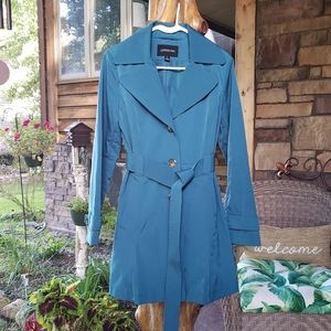 London Fog | Teal Trenchcoat